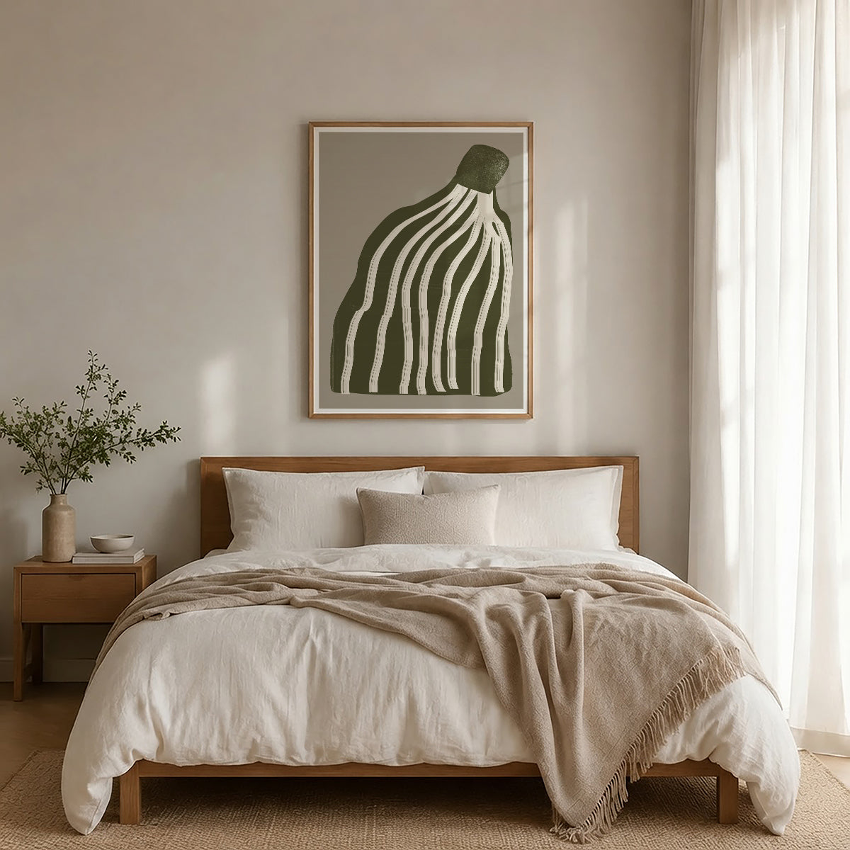 TAWミッドセンチュリーモダン アブストラクトTAW Mid Century Modern Abstract Art Poster No.043
