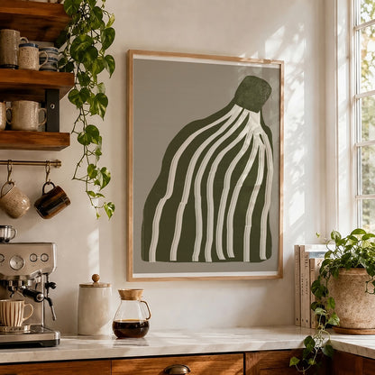 TAWミッドセンチュリーモダン アブストラクトTAW Mid Century Modern Abstract Art Poster No.043