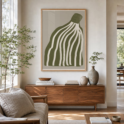 TAWミッドセンチュリーモダン アブストラクトTAW Mid Century Modern Abstract Art Poster No.043