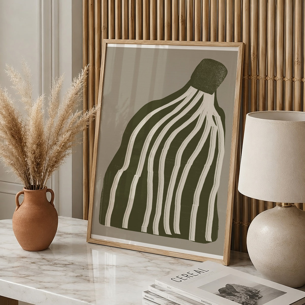 TAWミッドセンチュリーモダン アブストラクトTAW Mid Century Modern Abstract Art Poster No.043