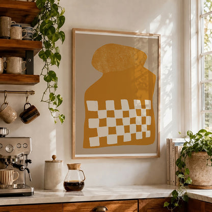 TAWミッドセンチュリーモダン アブストラクトTAW Mid Century Modern Abstract Art Poster No.044