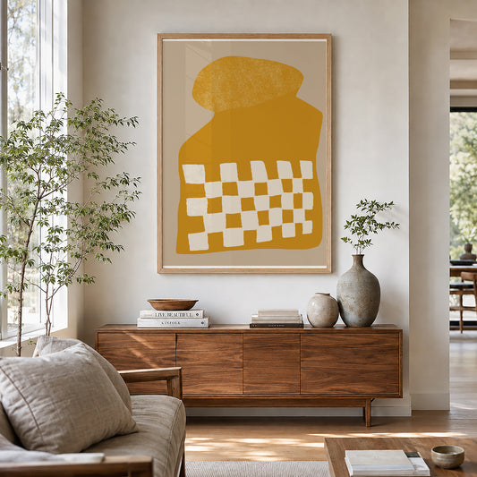 TAWミッドセンチュリーモダン アブストラクトTAW Mid Century Modern Abstract Art Poster No.044