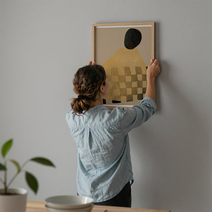 TAWミッドセンチュリーモダン アブストラクトTAW Mid Century Modern Abstract Art Poster No.045