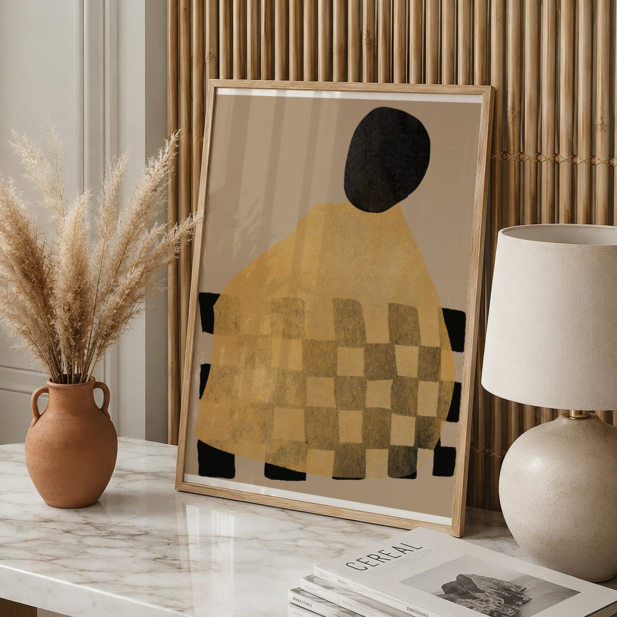 TAWミッドセンチュリーモダン アブストラクトTAW Mid Century Modern Abstract Art Poster No.045