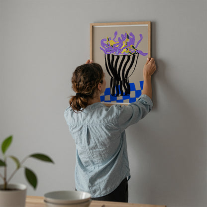 TAWミッドセンチュリーモダン アブストラクトTAW Mid Century Modern Abstract Art Poster No.046