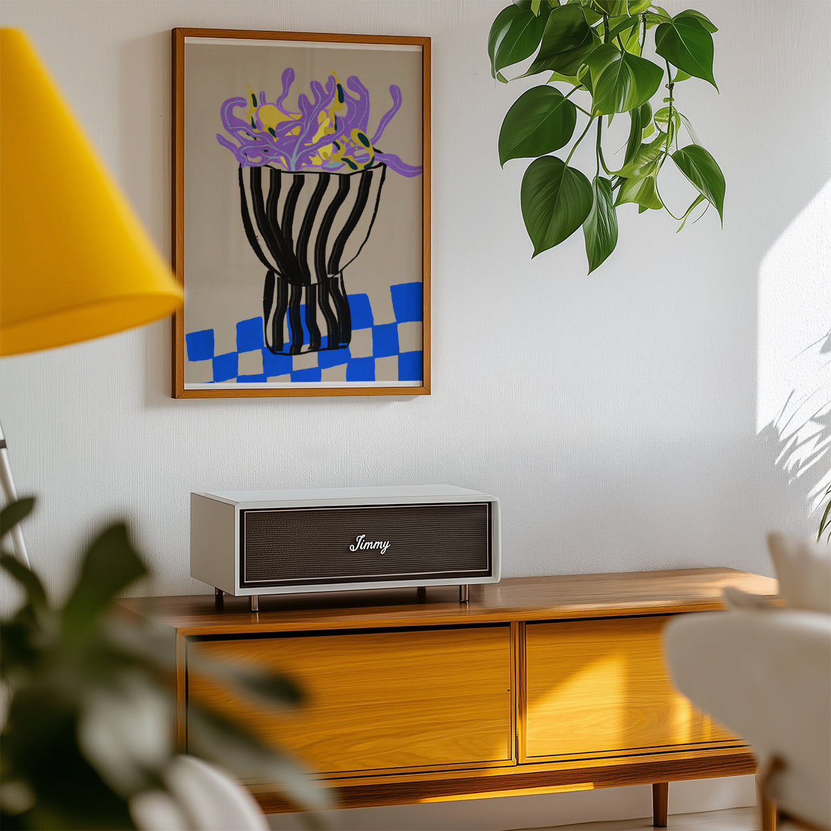 TAWミッドセンチュリーモダン アブストラクトTAW Mid Century Modern Abstract Art Poster No.046