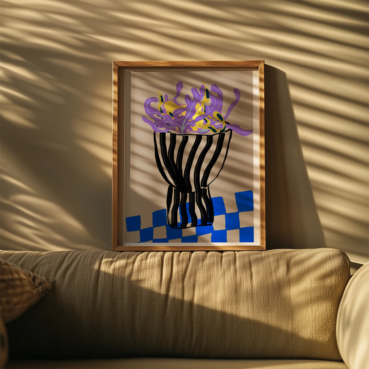 TAWミッドセンチュリーモダン アブストラクトTAW Mid Century Modern Abstract Art Poster No.046