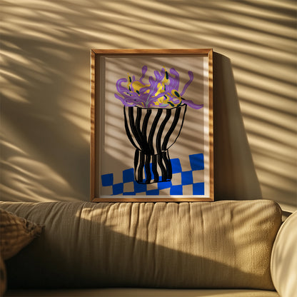 TAWミッドセンチュリーモダン アブストラクトTAW Mid Century Modern Abstract Art Poster No.046