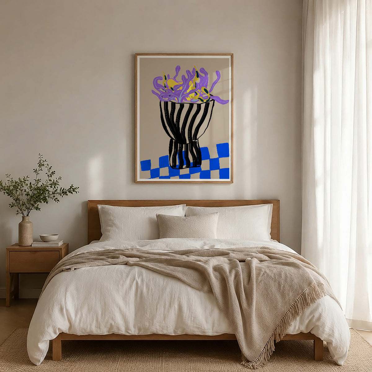 TAWミッドセンチュリーモダン アブストラクトTAW Mid Century Modern Abstract Art Poster No.046