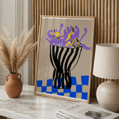 TAWミッドセンチュリーモダン アブストラクトTAW Mid Century Modern Abstract Art Poster No.046