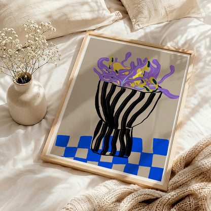 TAWミッドセンチュリーモダン アブストラクトTAW Mid Century Modern Abstract Art Poster No.046