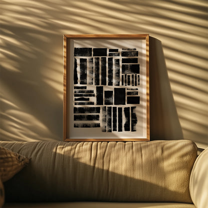 TAWミッドセンチュリーモダン アブストラクトTAW Mid Century Modern Abstract Art Poster No.047