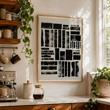 TAWミッドセンチュリーモダン アブストラクトTAW Mid Century Modern Abstract Art Poster No.047