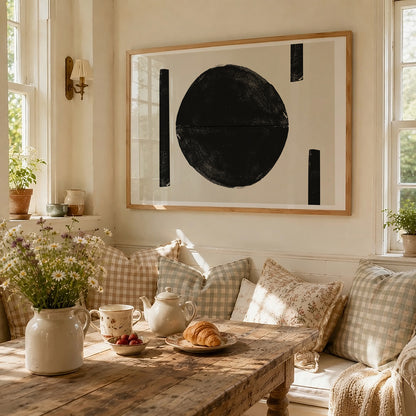 TAWミッドセンチュリーモダン アブストラクトTAW Mid Century Modern Abstract Art Poster No.048