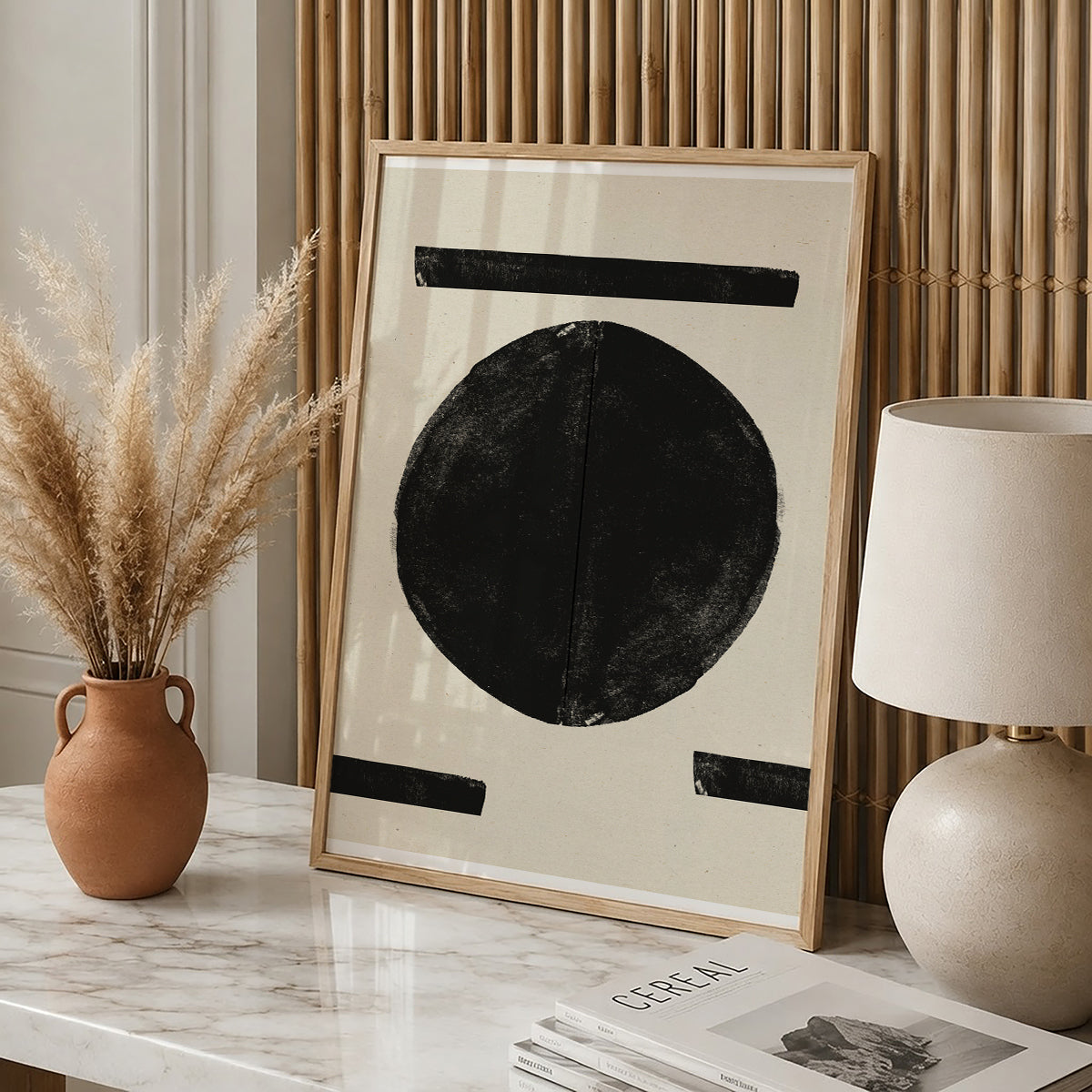 TAWミッドセンチュリーモダン アブストラクトTAW Mid Century Modern Abstract Art Poster No.048