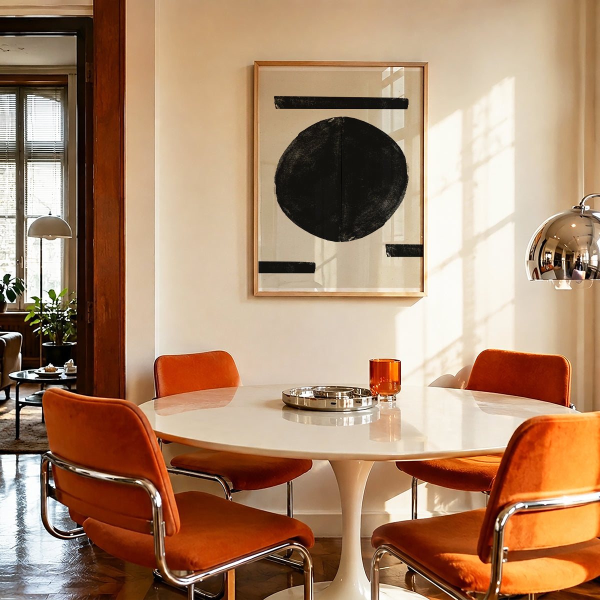 TAWミッドセンチュリーモダン アブストラクトTAW Mid Century Modern Abstract Art Poster No.048