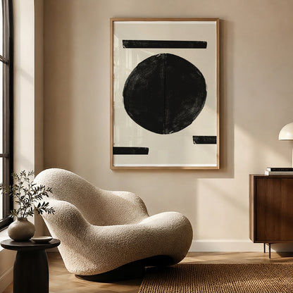 TAWミッドセンチュリーモダン アブストラクトTAW Mid Century Modern Abstract Art Poster No.048
