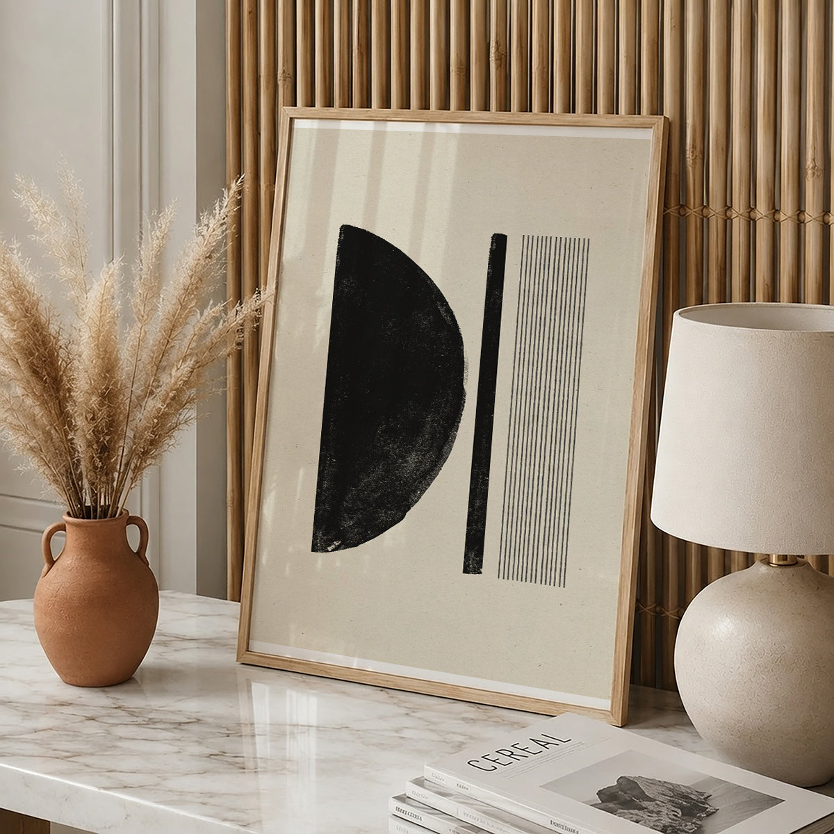 TAWミッドセンチュリーモダン アブストラクトTAW Mid Century Modern Abstract Art Poster No.049
