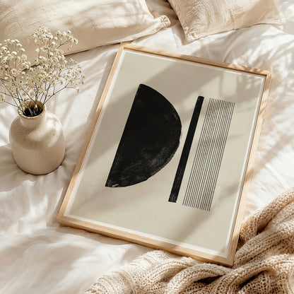 TAWミッドセンチュリーモダン アブストラクトTAW Mid Century Modern Abstract Art Poster No.049