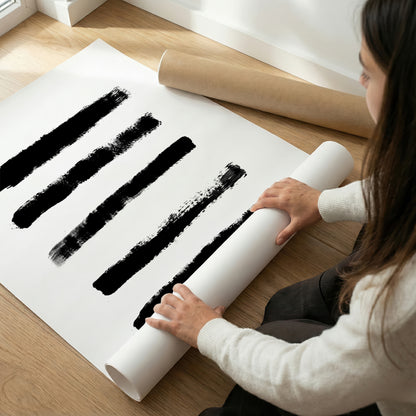 TAWミッドセンチュリーモダン アブストラクトTAW Mid Century Modern Abstract Art Poster No.050