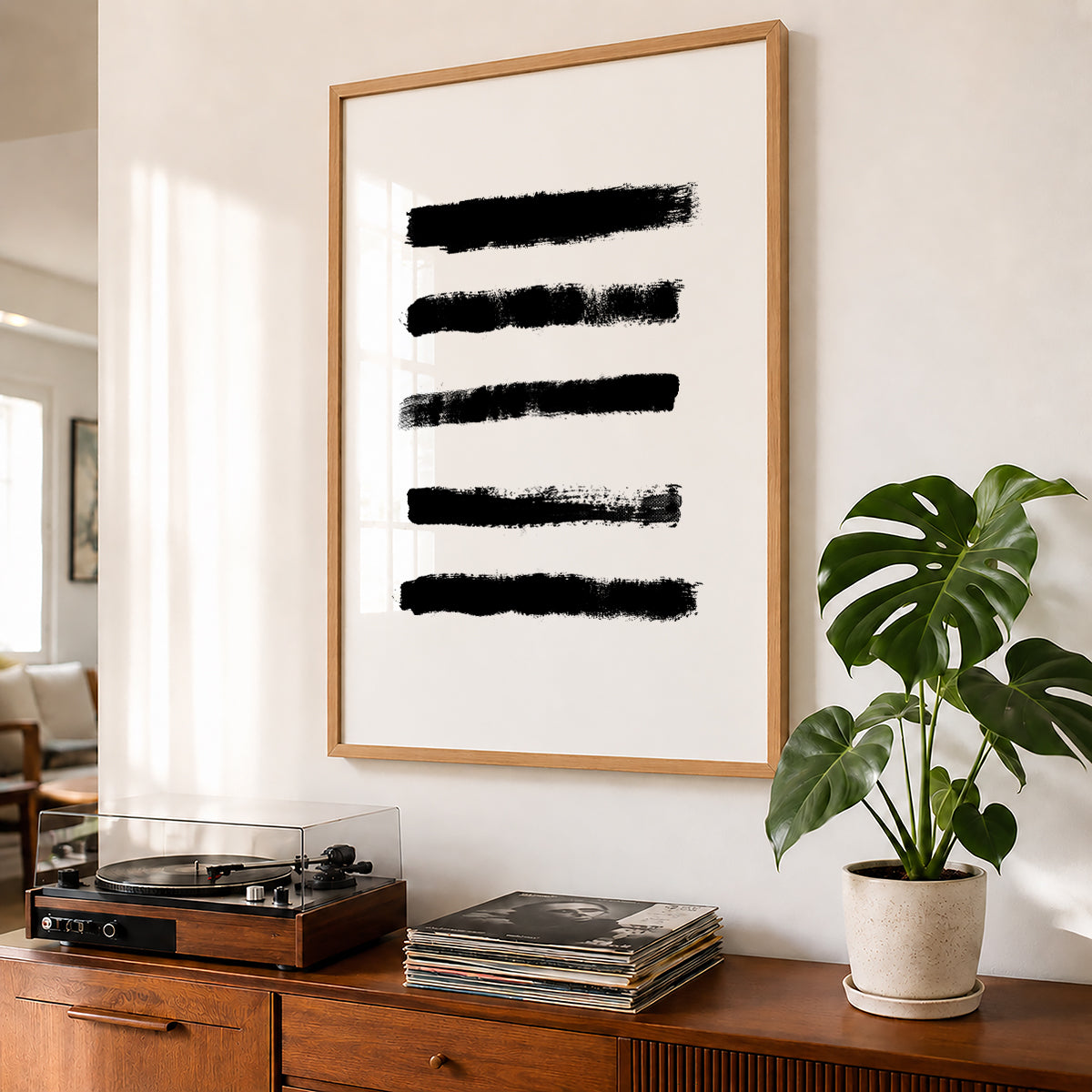 TAWミッドセンチュリーモダン アブストラクトTAW Mid Century Modern Abstract Art Poster No.050