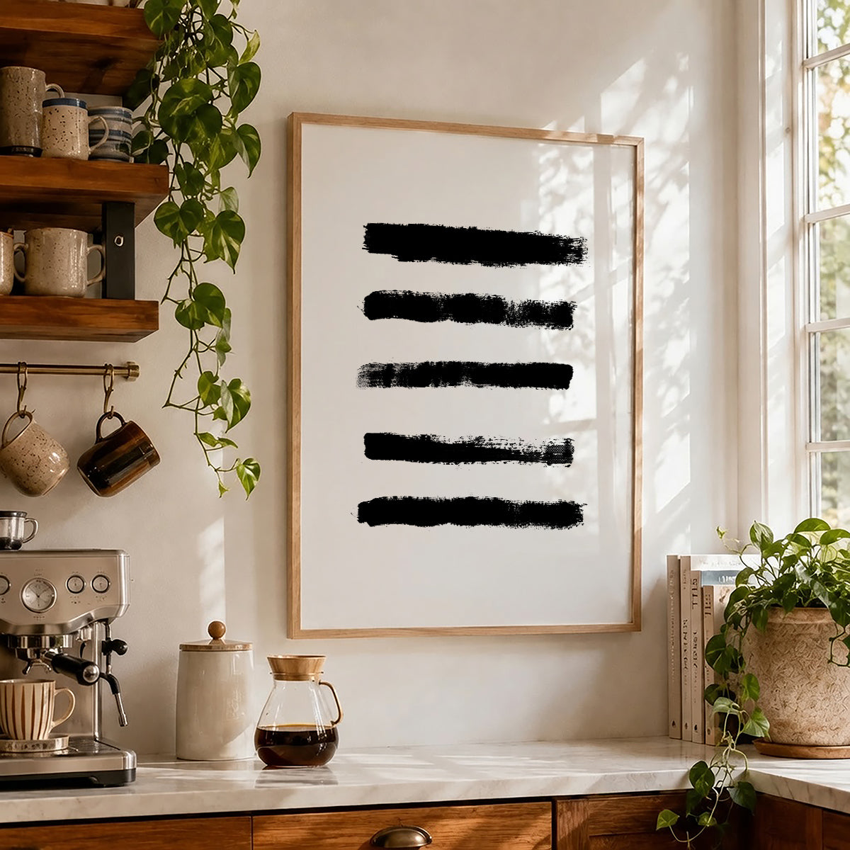 TAWミッドセンチュリーモダン アブストラクトTAW Mid Century Modern Abstract Art Poster No.050