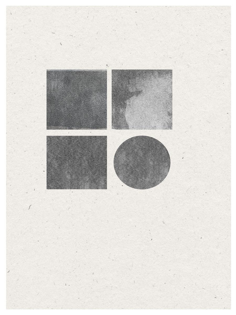 TAWミッドセンチュリーモダン アブストラクトTAW Mid Century Modern Abstract Art Poster No.051