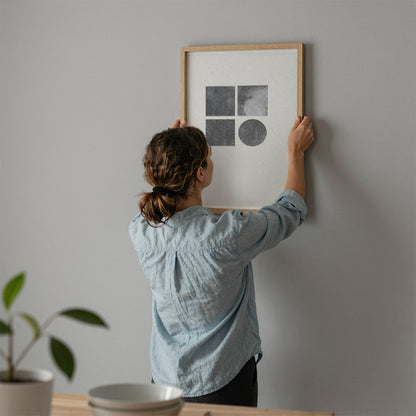 TAWミッドセンチュリーモダン アブストラクトTAW Mid Century Modern Abstract Art Poster No.051