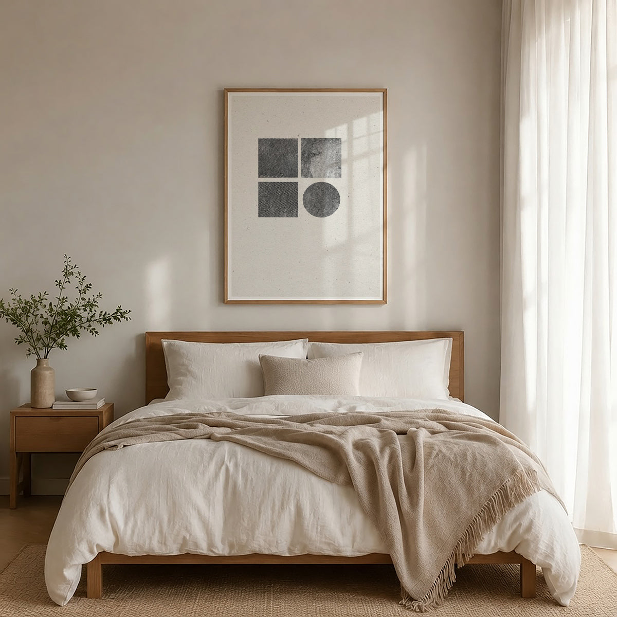 TAWミッドセンチュリーモダン アブストラクトTAW Mid Century Modern Abstract Art Poster No.051