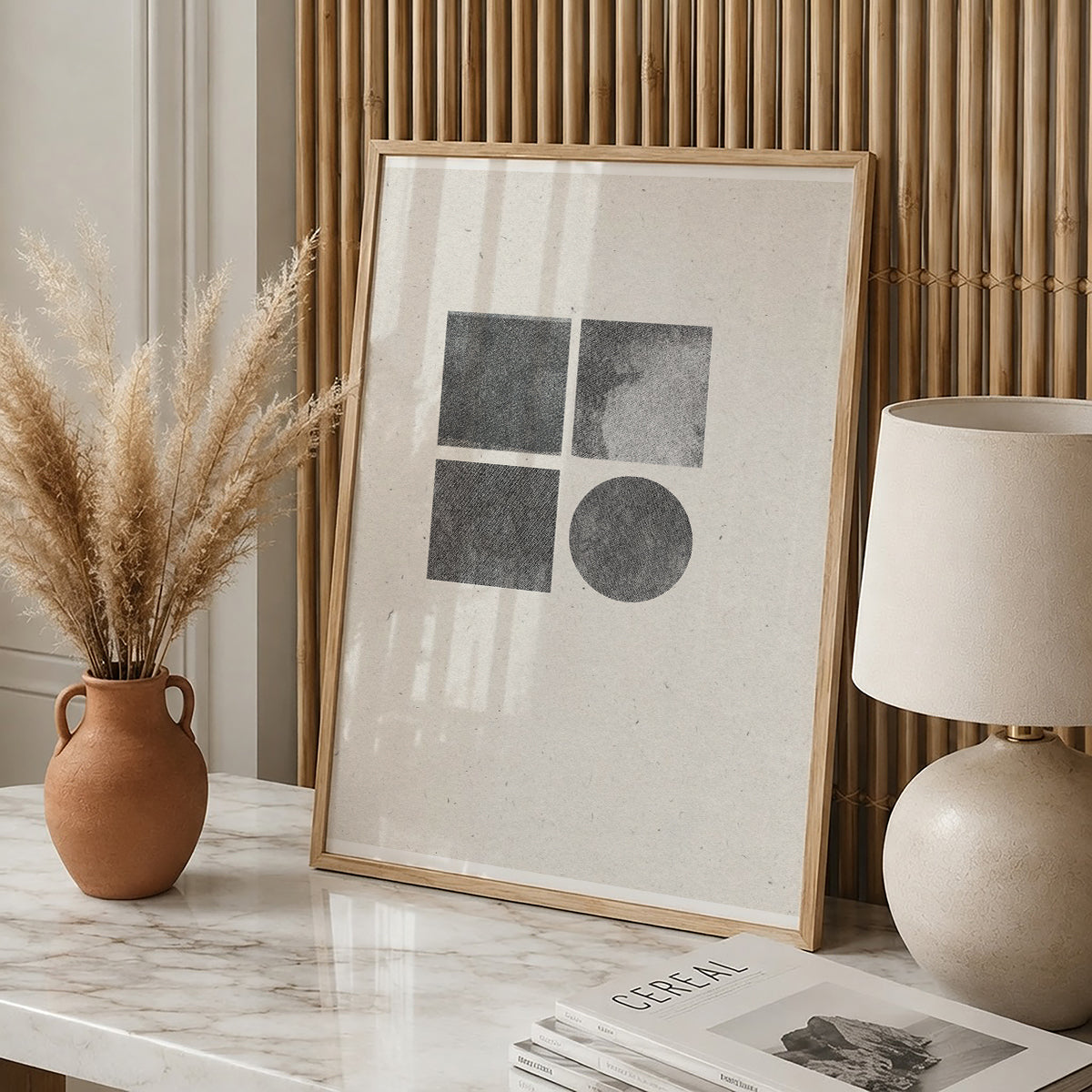 TAWミッドセンチュリーモダン アブストラクトTAW Mid Century Modern Abstract Art Poster No.051