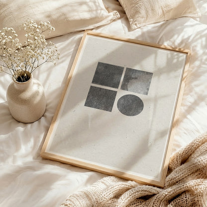 TAWミッドセンチュリーモダン アブストラクトTAW Mid Century Modern Abstract Art Poster No.051