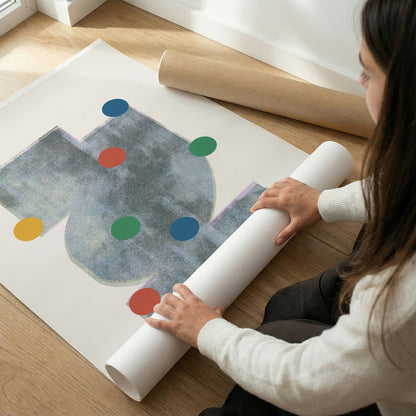 TAWミッドセンチュリーモダン アブストラクトTAW Mid Century Modern Abstract Art Poster No.052