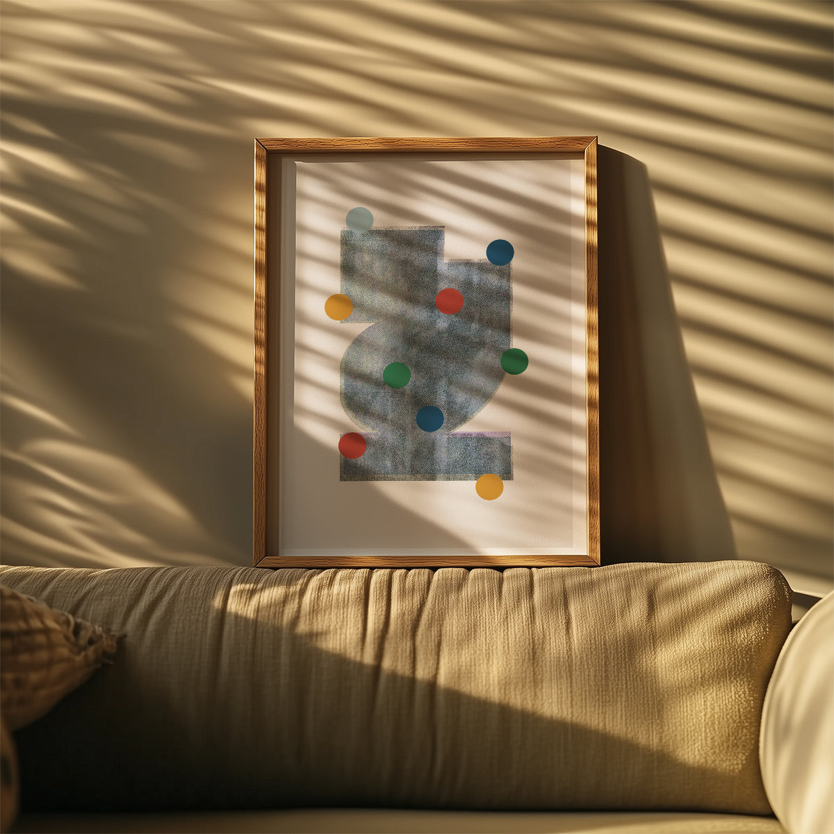 TAWミッドセンチュリーモダン アブストラクトTAW Mid Century Modern Abstract Art Poster No.052