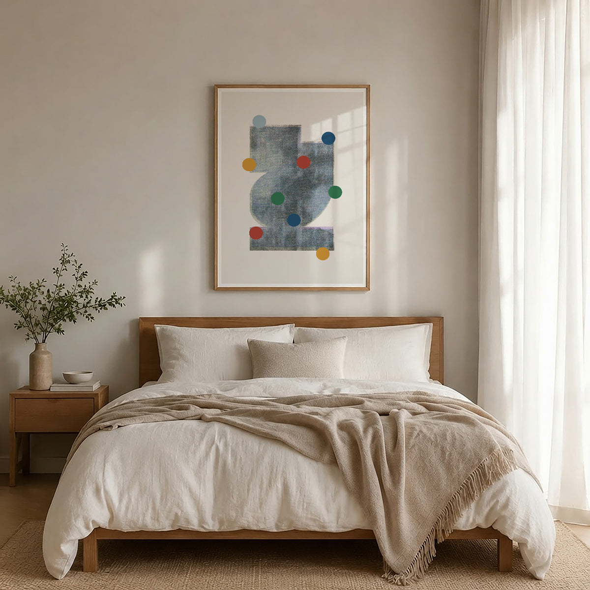 TAWミッドセンチュリーモダン アブストラクトTAW Mid Century Modern Abstract Art Poster No.052