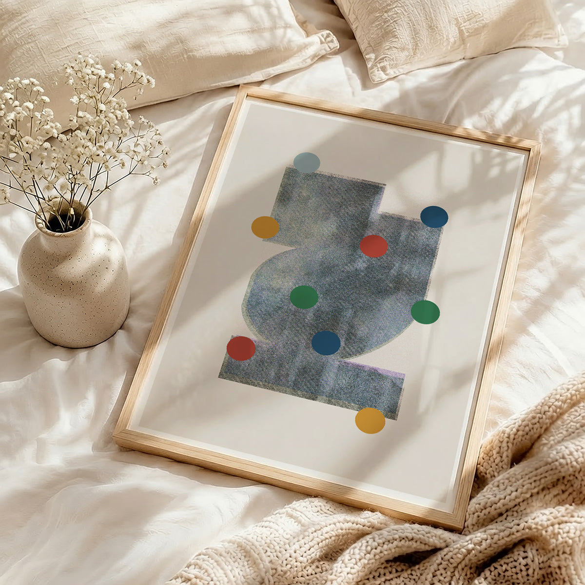 TAWミッドセンチュリーモダン アブストラクトTAW Mid Century Modern Abstract Art Poster No.052