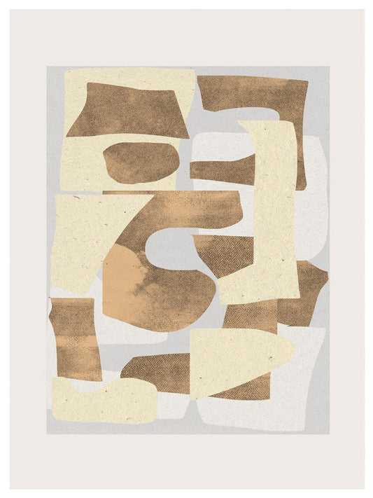 TAWミッドセンチュリーモダン アブストラクトTAW Mid Century Modern Abstract Art Poster No.053