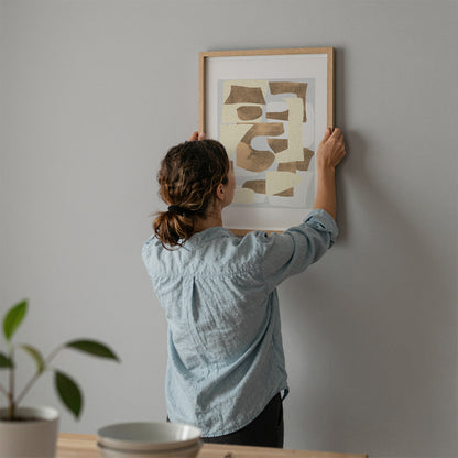 TAWミッドセンチュリーモダン アブストラクトTAW Mid Century Modern Abstract Art Poster No.053