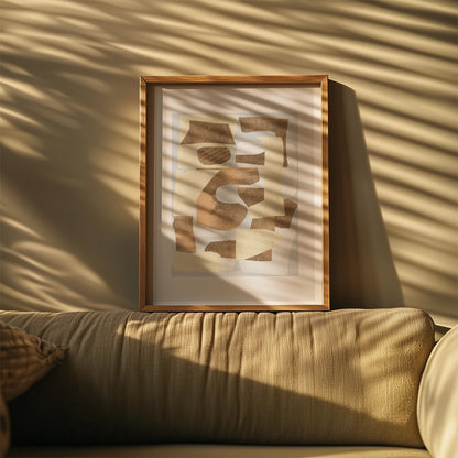 TAWミッドセンチュリーモダン アブストラクトTAW Mid Century Modern Abstract Art Poster No.053