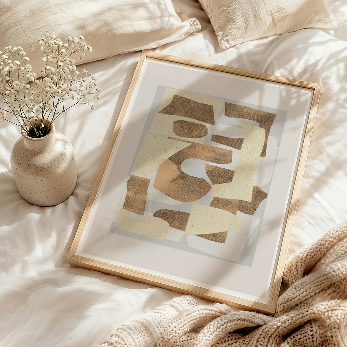 TAWミッドセンチュリーモダン アブストラクトTAW Mid Century Modern Abstract Art Poster No.053