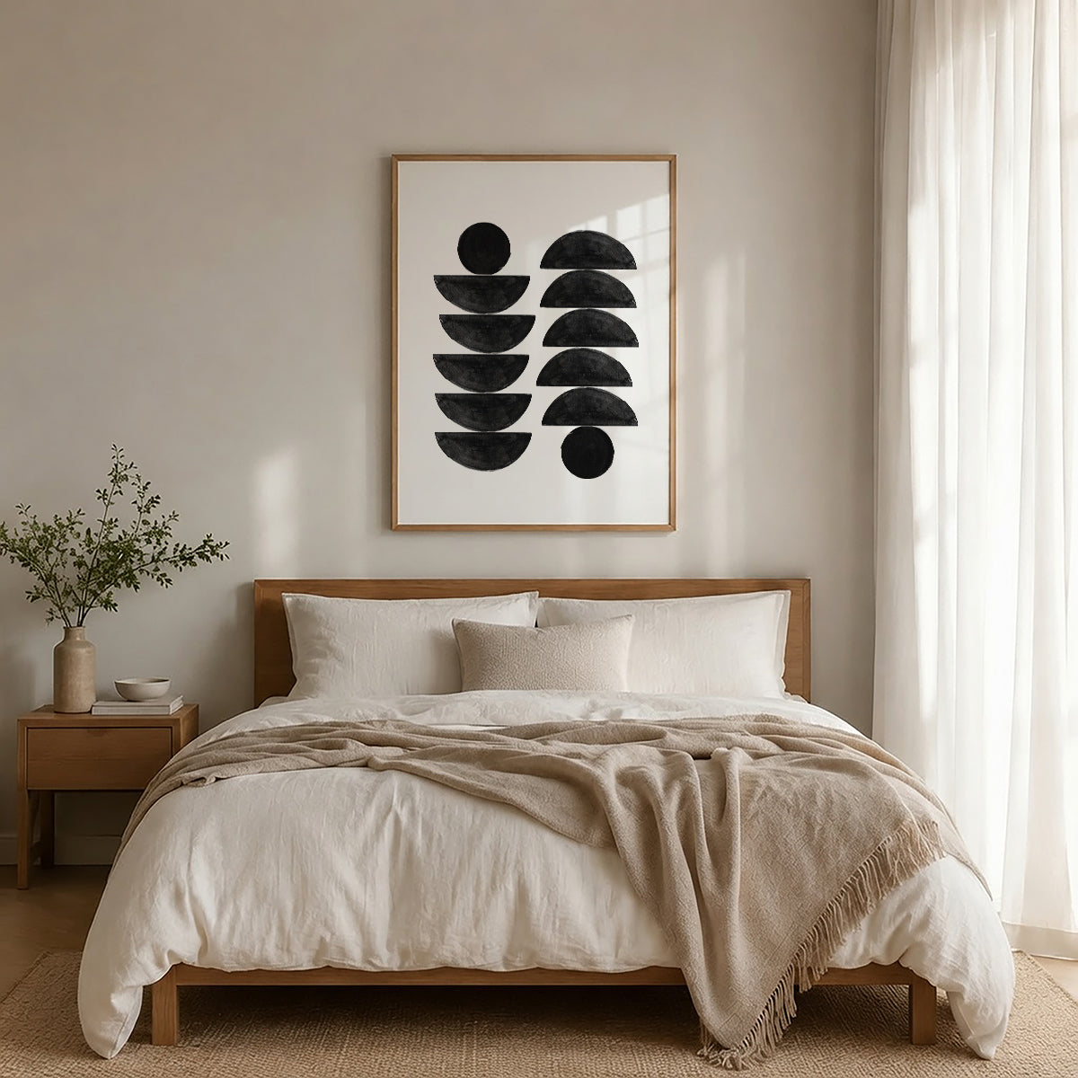 TAWミッドセンチュリーモダン アブストラクトTAW Mid Century Modern Abstract Art Poster No.054