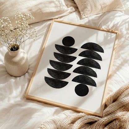 TAWミッドセンチュリーモダン アブストラクトTAW Mid Century Modern Abstract Art Poster No.054