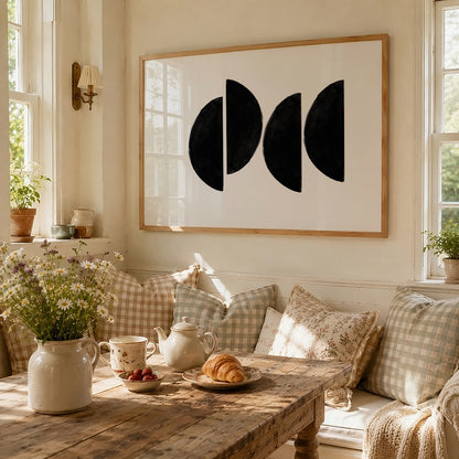 TAWミッドセンチュリーモダン アブストラクトTAW Mid Century Modern Abstract Art Poster No.055