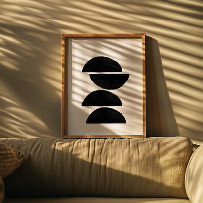 TAWミッドセンチュリーモダン アブストラクトTAW Mid Century Modern Abstract Art Poster No.055