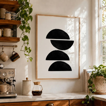 TAWミッドセンチュリーモダン アブストラクトTAW Mid Century Modern Abstract Art Poster No.055