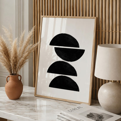 TAWミッドセンチュリーモダン アブストラクトTAW Mid Century Modern Abstract Art Poster No.055