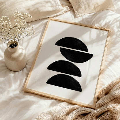 TAWミッドセンチュリーモダン アブストラクトTAW Mid Century Modern Abstract Art Poster No.055