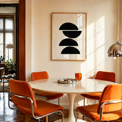 TAWミッドセンチュリーモダン アブストラクトTAW Mid Century Modern Abstract Art Poster No.055