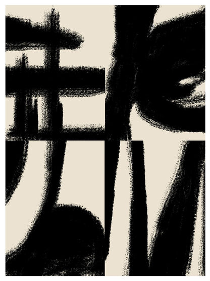 TAWミッドセンチュリーモダン アブストラクトTAW Mid Century Modern Abstract Art Poster No.058