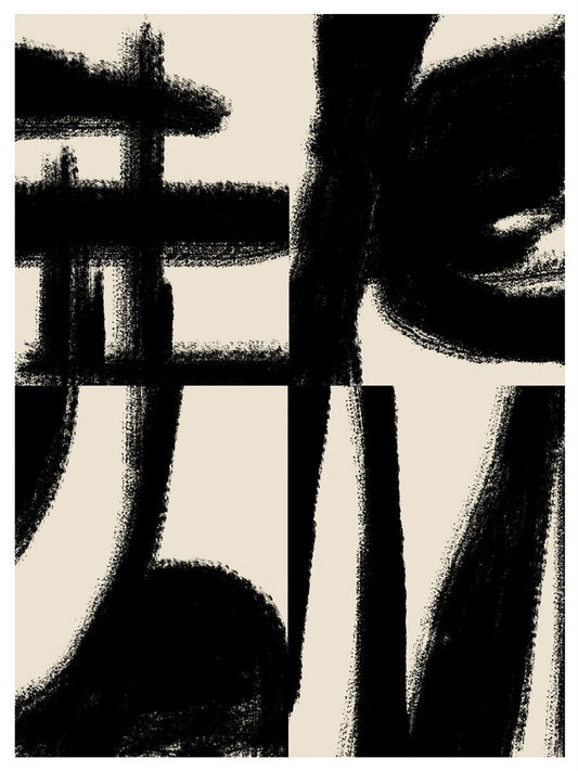 TAWミッドセンチュリーモダン アブストラクトTAW Mid Century Modern Abstract Art Poster No.058