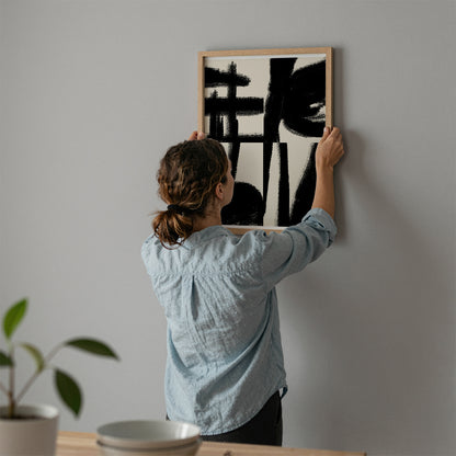 TAWミッドセンチュリーモダン アブストラクトTAW Mid Century Modern Abstract Art Poster No.058